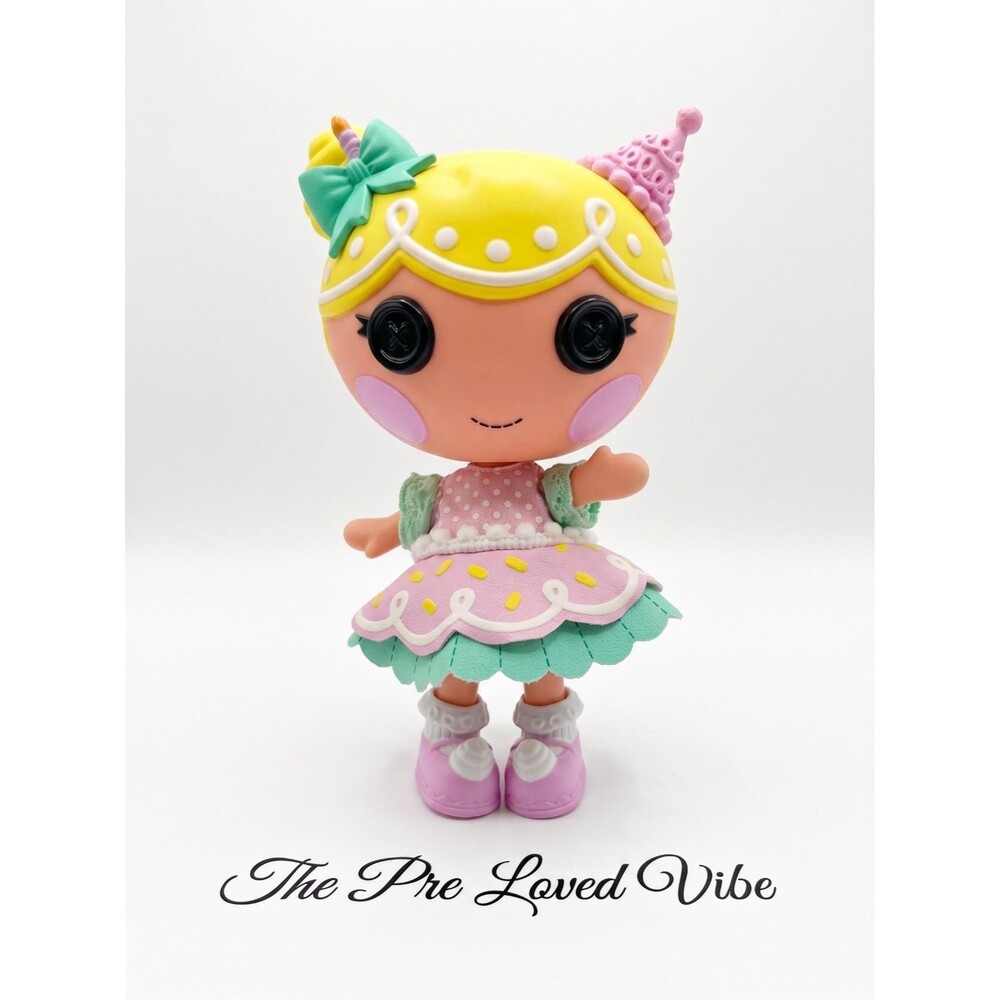 Lalaloopsy 7" Celebration Candle Wishes Slice O Cake Doll Little Sister 2014